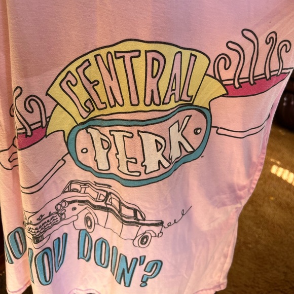 Women’s FRIENDS how you doing’? Central Perk night dress with pockets. - Picture 14 of 16